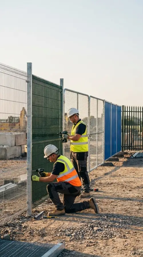 AAMGM Fence installing work in progress